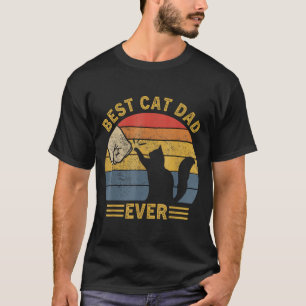 Ca Men Cat Dad Ever Funny Cat Lover Gift T-Shirt