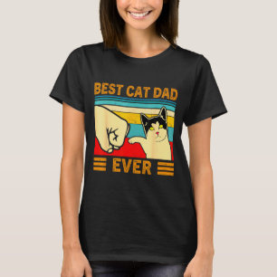 Ca Men Cat Dad Ever Funny Cat Lover Gift T-Shirt