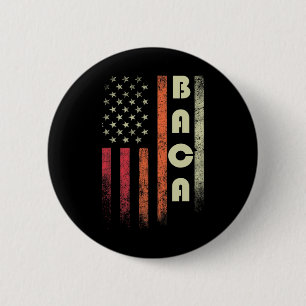 Ca Surname Funny Retro Vintage Birthday American F 6 Cm Round Badge
