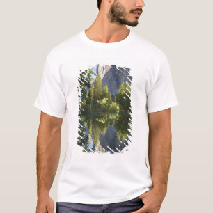 CA, Yosemite NP, El Capitan reflected in Merced T-Shirt