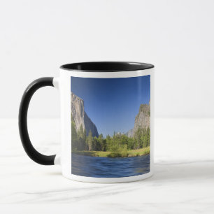 CA, Yosemite NP, Valley view with El Capitan, Mug