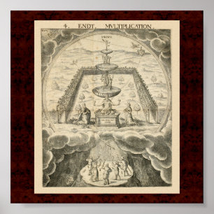 Cabala & Alchymia: 1663 Alchemical Illustration Poster