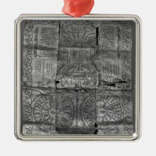 Cabalistic amulet metal ornament