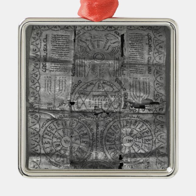 Cabalistic amulet metal ornament (Front)