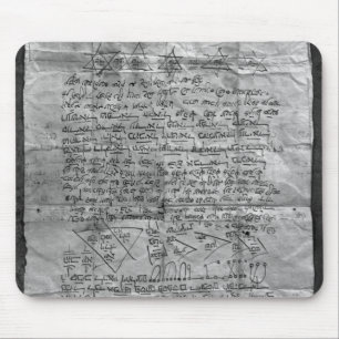 Cabalistic amulet mouse pad