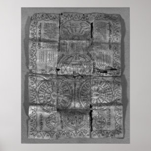 Cabalistic amulet poster