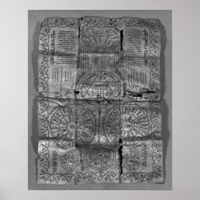 Cabalistic amulet poster (Front)