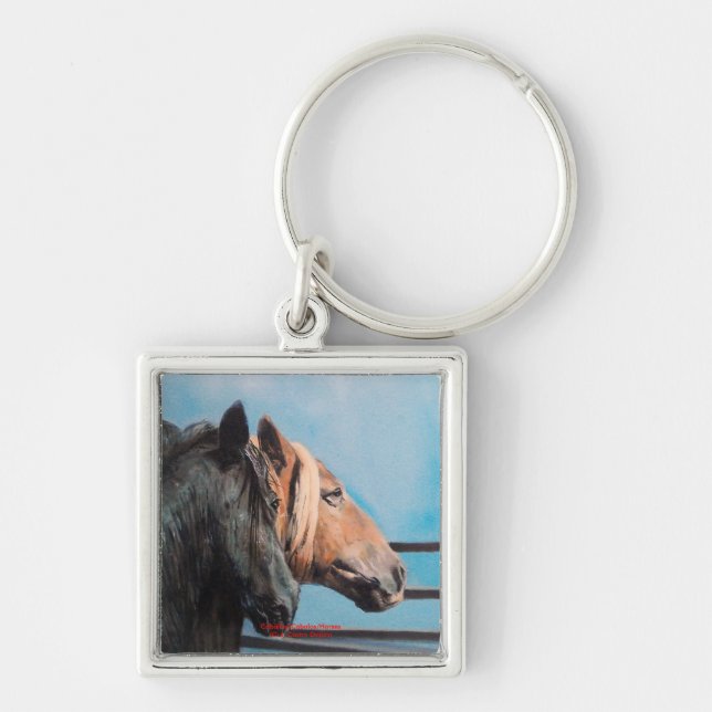 Caballos/Cabalos/Horses Key Ring (Front)