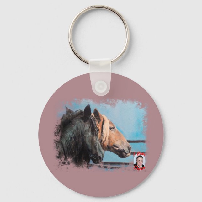 Caballos/Cabalos/Horses Key Ring (Front)