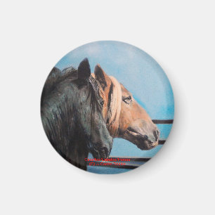 Caballos/Cabalos/Horses Magnet