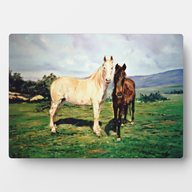 Caballos/Cabalos/Horses Plaque (Front)