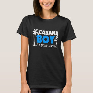 Cabana Boy At Your Service Bartender Cruise 3 T-Shirt