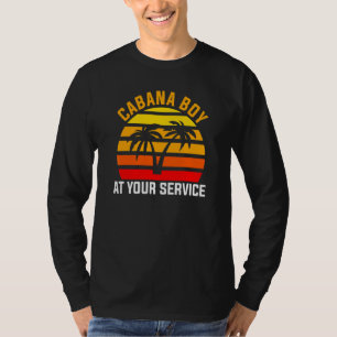Cabana Boy At Your Service Bartender Cruise 4 T-Shirt