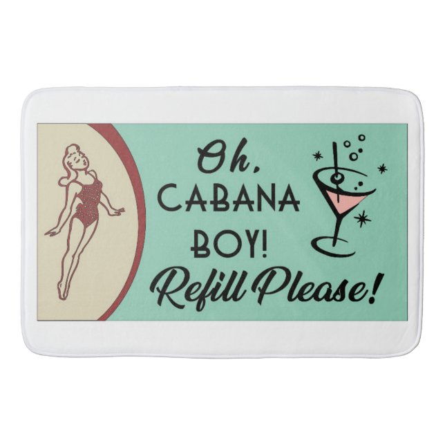 Cabana Boy Bath Mat (Front)