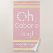 Cabana Boy Beach Towel