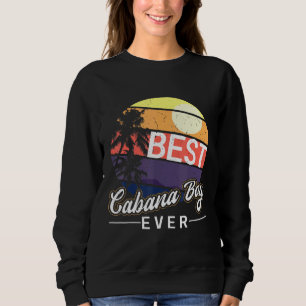 Cabana Boy Colourful Sunset Palm Tree Beach Male A Sweatshirt