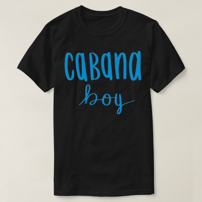 Cabana Boy Funny Novelty Humour T-Shirt (Design Front)
