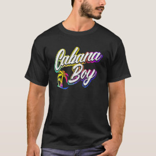 Cabana Boy Pool Guy Palm T-Shirt