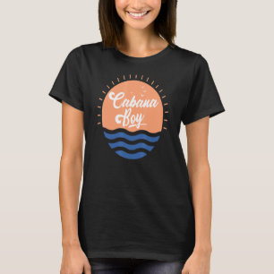 Cabana Boy Pool Party Bartender T-Shirt
