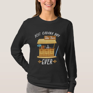 Cabana Boy Tiki Bar Beach Limbo Surfing Bartender T-Shirt
