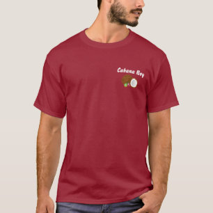 Cabana Boy with coconut t-shirt
