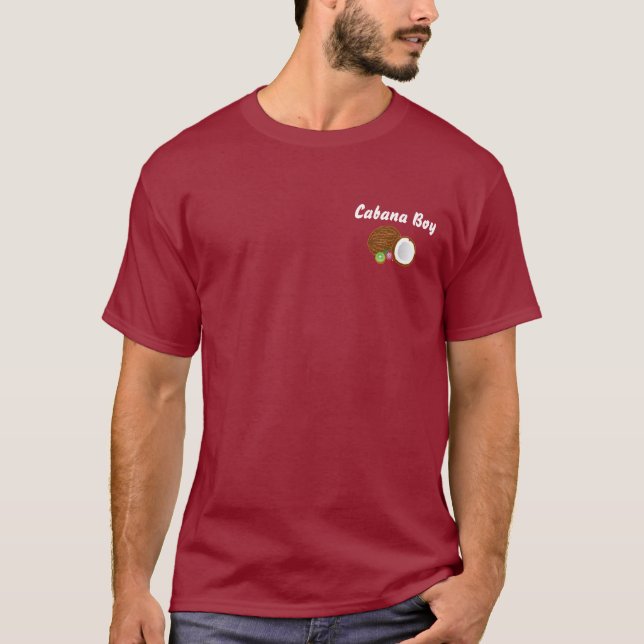 Cabana Boy with coconut t-shirt (Front)