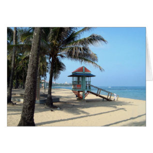 Cabana on Beach card