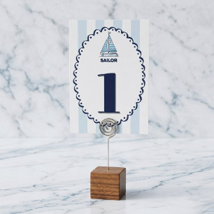 Cabana Sails Customisable Table Numbers
