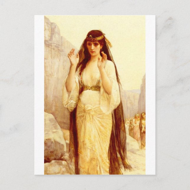 Cabanel Alexandre The Daughter Of Jephthah 1879 Postcard (Front)