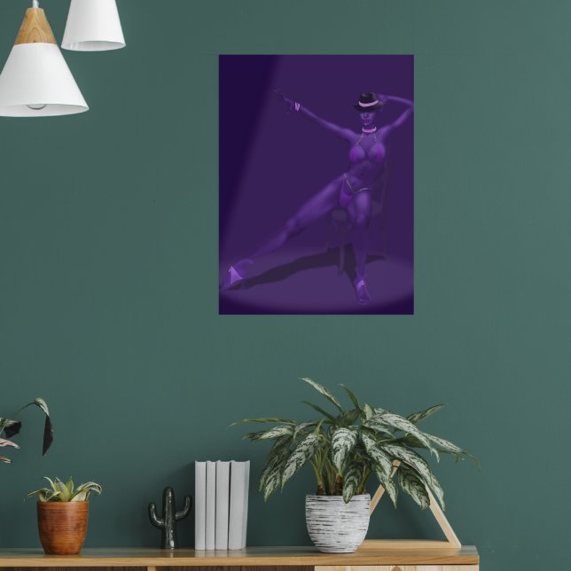 Cabaret Dancer in Spotlight - Poster (Living Room 1)