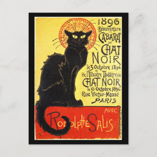 Cabaret du Chat Noir, Steinlen Postcard