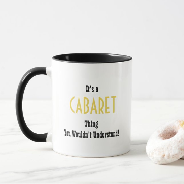 Cabaret Mug (With Donut)