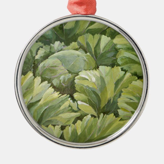 Cabbage 2013 metal tree decoration (Front)