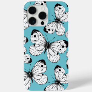 Cabbage butterfly pattern iPhone 15 pro max case