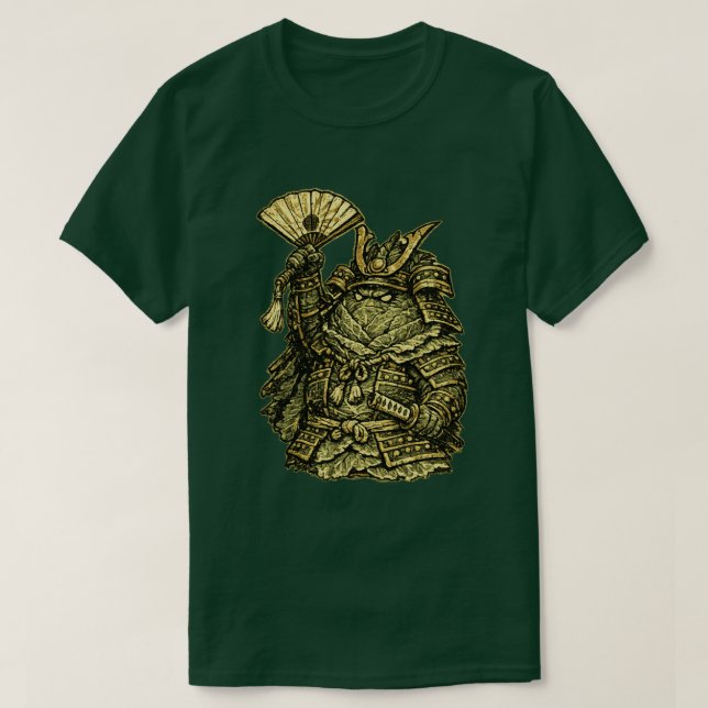 Cabbage Colonel — Funny Vegetable Commander  T-Shirt (Design Front)