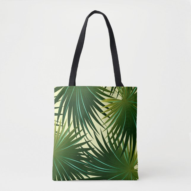 Cabbage palm leaf tote bag (Front)
