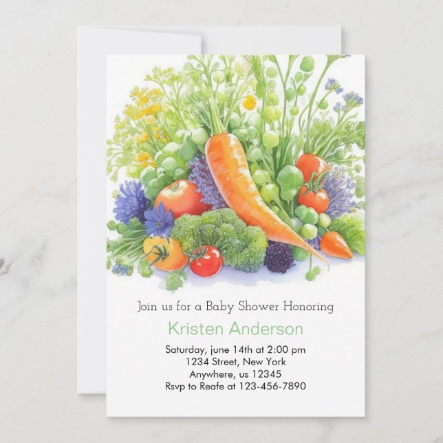 Cabbage Patch Joy Baby Shower Invitation (Front)