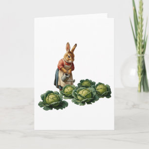 Cabbage rabbit card