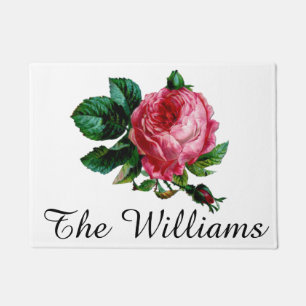 Cabbage Rose Door Mat
