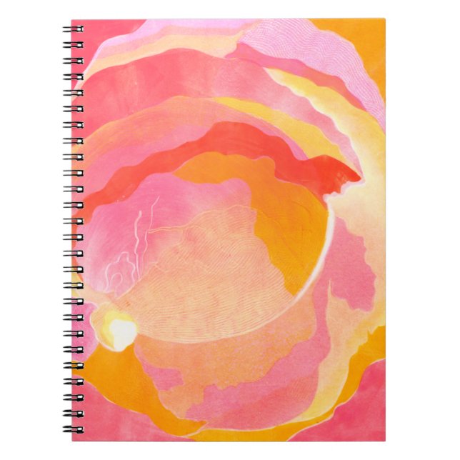 Cabbage Rose III Notebook (Front)