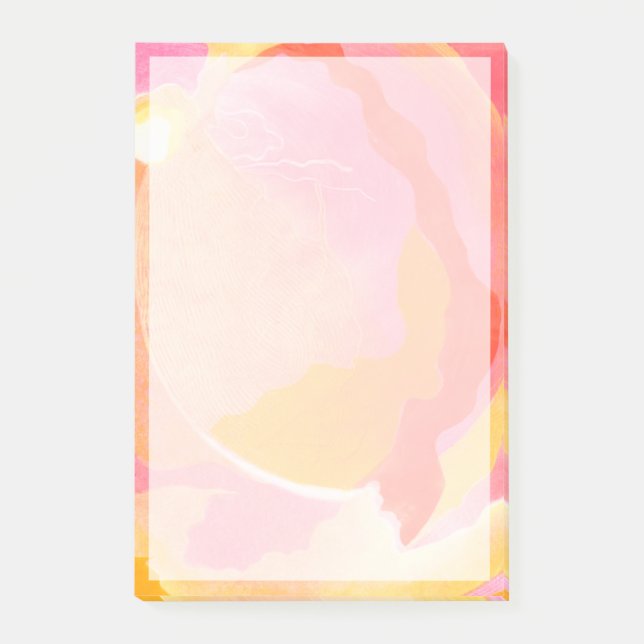 Cabbage Rose III Post-it Notes (Front)