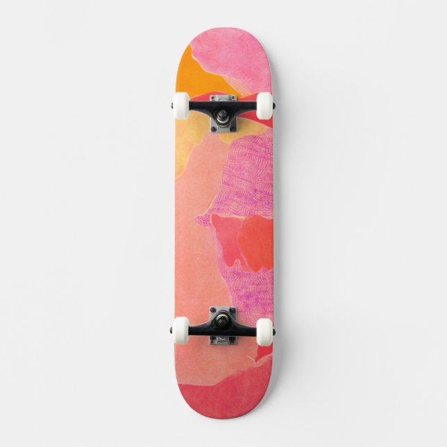 Cabbage Rose IV Skateboard (Front)