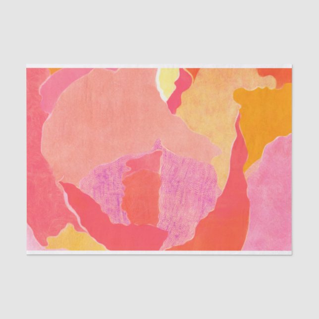Cabbage Rose IV Tissue Paper (Front)