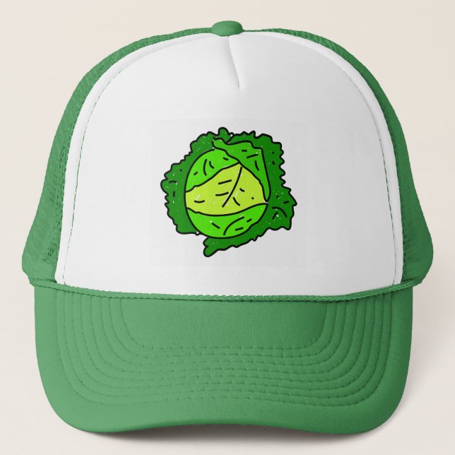 cabbage trucker hat (Front)