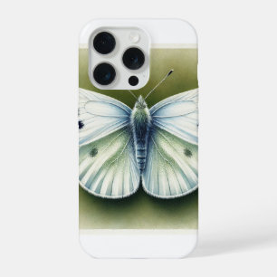 Cabbage White Butterfly 040924IREF241 - Watercolor iPhone 15 Pro Case