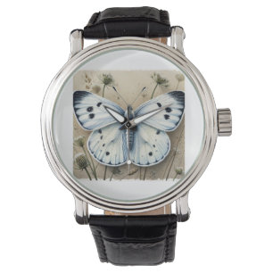 cabbage white butterfly 270924IREF237 - Watercolor Watch