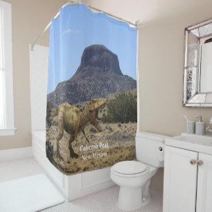 Cabezon Peak, New Mexico Shower Curtain