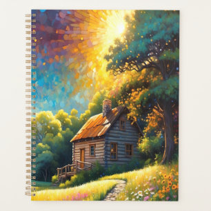 Cabin and Flowers in a colourful meadow Planner