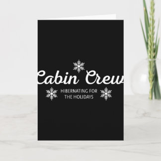 Cabin Crew Christmas Pjs Family Christmas Pajamas  Card
