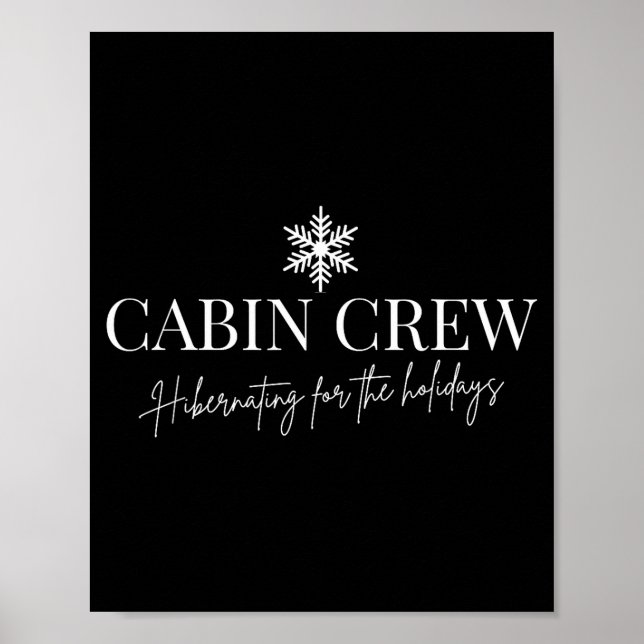 Cabin Crew Christmas Pjs Family Christmas Pajamas  Poster (Front)